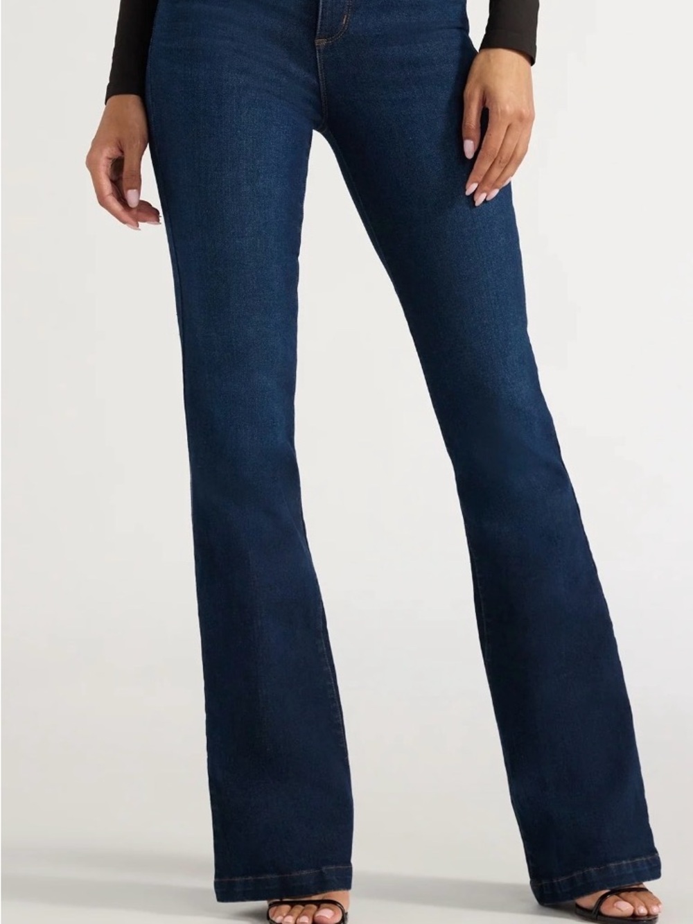 sofia by sofia vergara Dark Blue High-Rise Flare Jeans - Picture 2 of 5